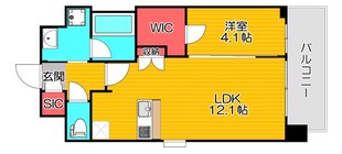 スプランディッド弁天町の物件間取画像